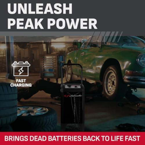 Schumacher Electric Wheeled 6/12V 250A Car Battery Starter/Charger – SC1445 - Image 3