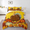 Fall Pumpkin Comforter Set Kids Boys Girls Thanksgiving Turkey Full by Erosebridal