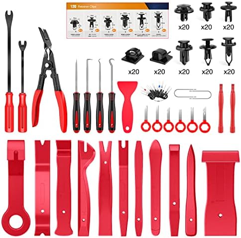 GOOACC 200Pcs Auto Trim Removal Tool and Push Pin Retainer Clip Set by GOOACC