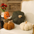 Briwooody 3 Pcs Fall Halloween Pumpkin Throw Pillow, 3D, Sherpa, 3 Color by Briwooody