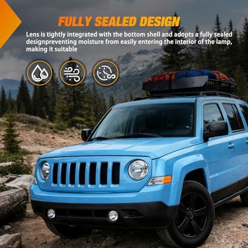 Nilight Front Turn Signals Light Clear Amber Len For 2007-2017 Jeep Patriot