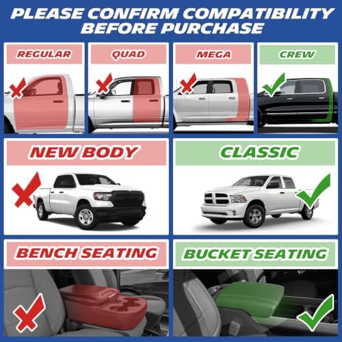 Michelin Vehicle Mats for 2013-2018 Ram 1500/2500/3500 Crew Cab Bucket Seat