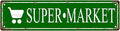 SUPER MARKET Space Vintage Metal Tin Street Sign Bar Cafe Garage Cave Home Room by Unknown