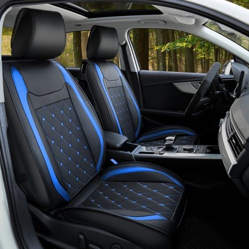 Nilight Car Seat Covers Universal Fit for Civic Corolla Accord Black Blue