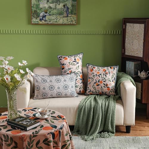 patdrea Designer Vintage Elegant Throw Pillow Cover,18"x18",Set of 2 - Image 3