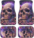 Skull Floor Mats All Weather Car 1st & 2nd Floor Mats