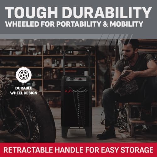 Schumacher Electric Wheeled 6/12V 250A Car Battery Starter/Charger – SC1445 - Image 4