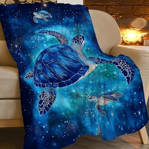 Sea Turtles Throw Blanket Fleece Flannel Stuff Plush Gifts 40"X50" - Image 6