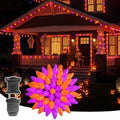 C9 Halloween Lights Outdoor, 32ft LED Purple Orange String Lights by Hcorusun