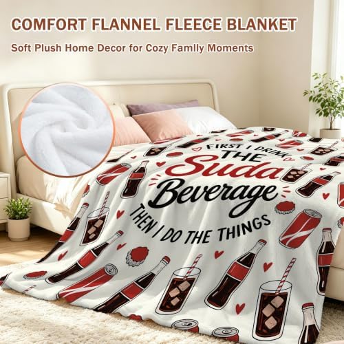 Jekeno Drinks Soda Gifts Blanket for Soda Lover 60"x50" - Image 3