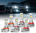 SEALIGHT Fit for Toyota Camry 2007-2014 Light Bulbs, 9005/HB3 + H11 + H11 Fog Lights LED Combo, 180000LM 6500K Cool White, 1200% Brighter, Premium Cooling System, Plug and Play, Pack of 6