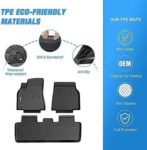 Nilight TPE Floor Mats for Tesla Model Y 5-Seat