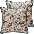patdrea Designer Vintage Elegant Throw Pillow Cover,18"x18",Set of 2 by Welcometopatdrea