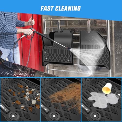 Nilight TPE Floor Mats for Chevy Traverse GMC Acadia 7 Seats 2024-2026