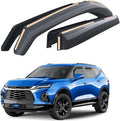 Goodyear Shatterproof in-Channel Window Deflectors for Chevrolet (Chevy) Blazer 2019-2026, Rain Guards, Window Visors for Cars, Vent Deflector, Car Accessories, 4 pcs - GY008035