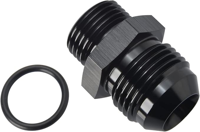 12AN Male Flare to 8AN 8 ORB O-ring Boss Fuel Rail Adapter Fitting Aluminum - Image 3