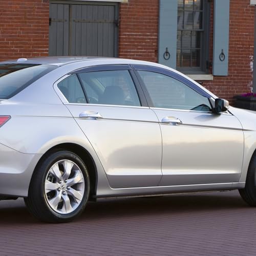 Nilight Tape-On Window Visors for Honda Accord 2008-2017, 4PCS