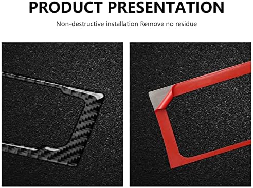 Car Air Conditioning CD Panel Decals for Audi A4 A5 S4 S5 RS4 RS5 Q5 Accessories Carbon Fiber Interior Stickers, Style B
