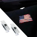 2 PCS American Flag Car Door Logo Lights Compatible for Challenger 2015-present Courtesy LED Ghost Shadow Light Projector Lamps Accessories (US Flag)