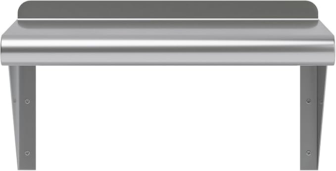 AmGood 10" X 16" Stainless Steel Wall Shelf | Metal Shelving | Garage, Utility - Image 4