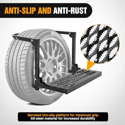 Nilight Folding Heavy Duty Tire Step Fit Tire from 10” to 14”