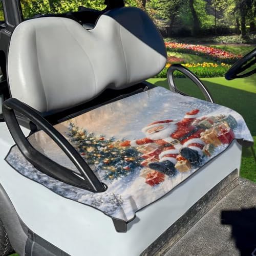 Yewattles Golf Cart Seat Cover Portable Club Car Seat Towel Universal Fit 2-Seat Golf Cart by Yewattles