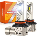 SEALIGHT 9006 Light Bulbs, Ultra 48,000LM 1000% Bright S6 Pro 9006 Fog Bulb 16 Lighting Chips, 80,000hr Lifespan HB4 Drving Light, 6500K 66W White 1:1 Design Size Plug and Play Fog Light, Pack of 2