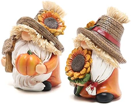 Hodao 2pcs Thanksgiving Gnomes Decor, Fall Decorations for Home - Image 2