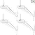 hykolity 4 Pack 4FT LED Shop Light, Linkable Utility Shop Lights, 5000K by hykolity