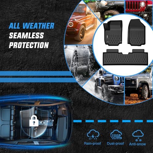 Nilight TPE Floor Mats for Chevy Equinox GMC Terrain (Fuel Model Only)