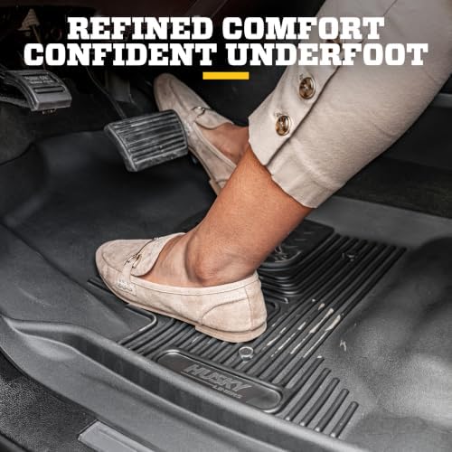 Husky Liners X-act Contour Floor Mats | Fits 2022-2026 Jeep Grand Cherokee (Includes 21-24 L Model) | Front Row, 2-pc Black - 51771