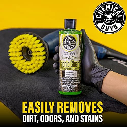 Chemical Guys CWS203 Foaming Citrus Fabric Clean Carpet & Upholstery Cleaner (Car Carpets, Seats & Floor Mats), Safe for Cars, Home, Office, & More, 128 fl oz (1 Gallon), Citrus Scent