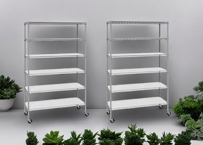 Organize in Style with The Members Mark 6-Tier NSF Heavy Duty Wire Shelving - Image 2