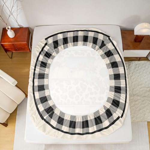 Plaid Pumpkin Bed Sheets Fall Thanksgiving Harvest Bedding Set Gifts For Kids Teen Adults King,Brown Leopard Truck Pumpkins Fitted Sheet Set,Butterfly Sunflower Maple Leaf Flat Sheet 2 Pillow Cases - Image 5