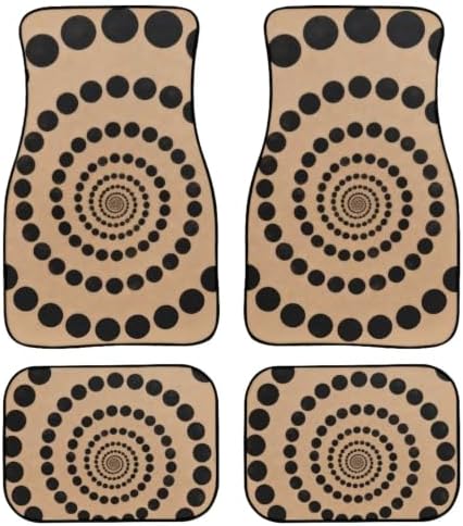 Dot Floor Mats All Weather Car 1st & 2nd Floor Mats Interior Carpet Universal for SUV Sedan Car Trucks