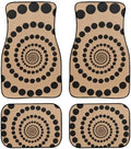 Dot Floor Mats All Weather Car 1st & 2nd Floor Mats Interior Carpet Universal for SUV Sedan Car Trucks