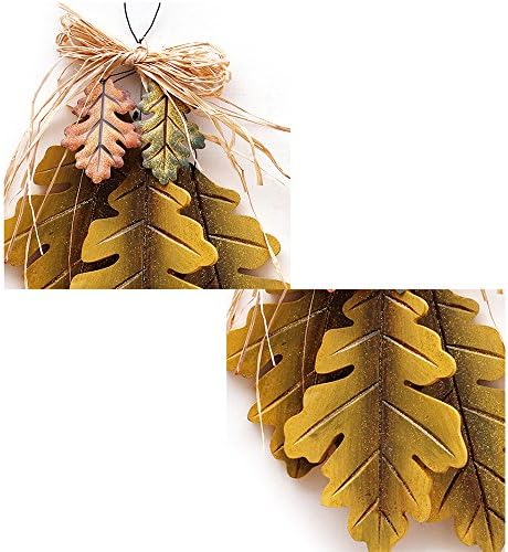 Wooden Fall Leaves Hanging Ornaments Door Hanger Wall Art Decor - Image 6