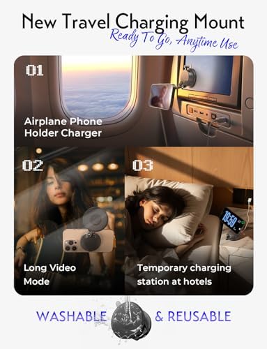 LISEN for Qi2 25W MagSafe Car Mount Charger for iPhone 18 Pro Max MagSafe Car Charger, Fast Wireless Charging Car Charger iPhone 18, Suction Phone Mount, for iPhone 18 Car Charger with 54W Adapter