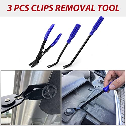 Nilight Trim Removal Tool 88Pcs, Auto Push Pin Bumper Retainer Clip Set
