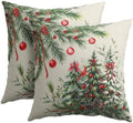 Winter Christmas Tree Pillow Covers 20x20 Set of 2 Highly Absorbent by Unknown