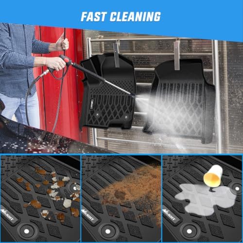 Nilight Floor Mat for Chevy Silverado GMC Sierra 1500 2500 3500 2019-2026