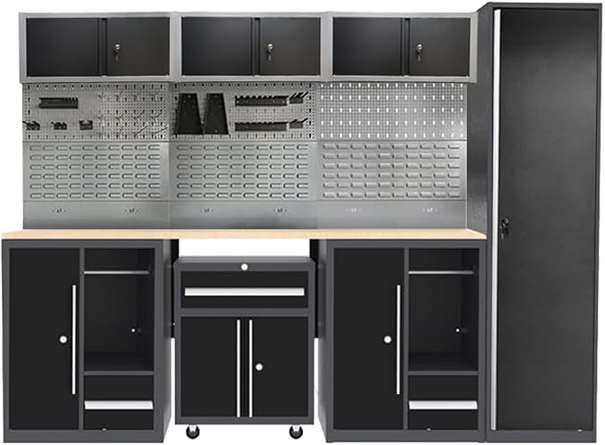JZD Workshop Storage Cabinet System, Professional Tool Workbench by JZD
