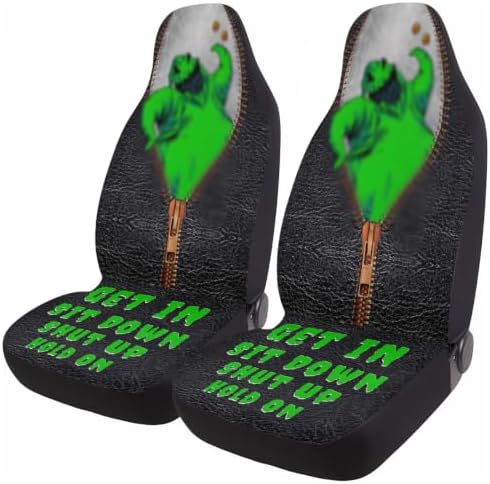 GENANY Nightmare Sack Car Seat Covers Set of 2, Horror Accessories