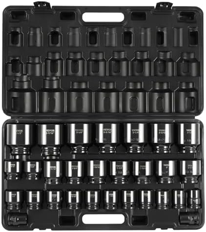 VEVOR 3/4" Drive Impact Socket Set, 29 Piece, CR-MO by VEVOR