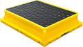 Drum Containment Spill Pallet, Industrial Nestable Oil Drums Leak-Proof Tray by PFCDZDU