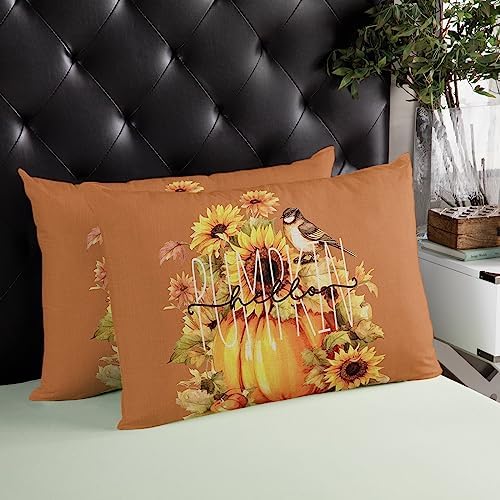 Pillow Covers 24x36 Inch - Body Thanksgiving Soft Brushed Microfiber Pillowcases with Hidden Zipper Closure Bed Pillow Shams for Bedroom Sofa Car - Image 4