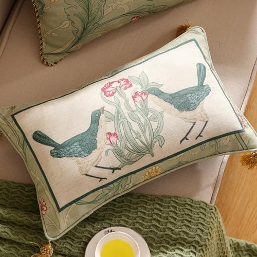 patdrea Designer French Vintage Throw Pillow Cover,12"x20" - Image 5