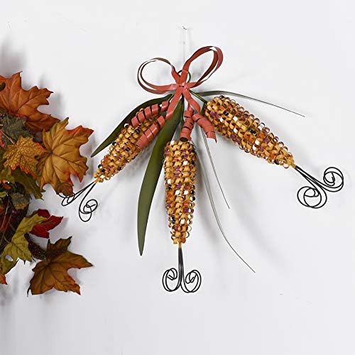 Metal Hanging Corn Decor Rustic Corns Autumn Decor Front Door Decoration - Image 4