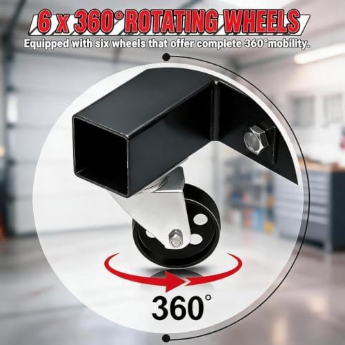 2 Ton Engine Hoist Cherry Picker Foldable Garage Engine Crane - Image 7