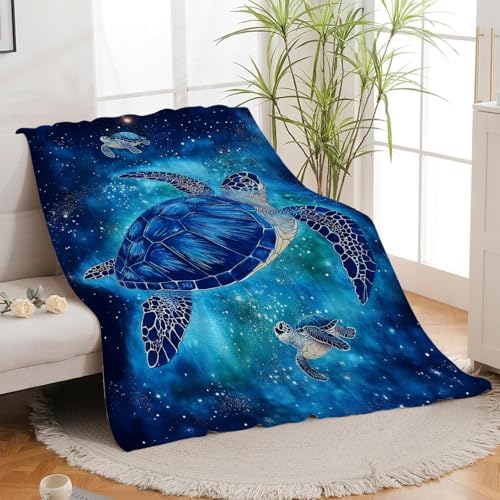 Sea Turtles Throw Blanket Fleece Flannel Stuff Plush Gifts 40"X50" - Image 4